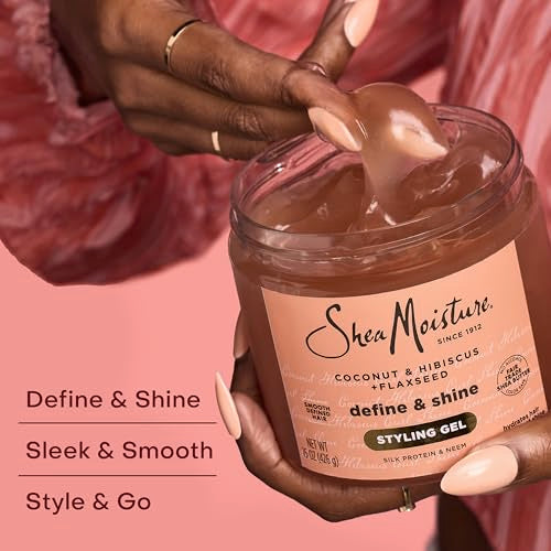 Shea Moisture Coconut & Hibiscus Define & Shine Styling Gel 15oz