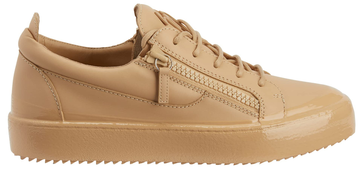 Giuseppe Zanotti, Frankie Match Low-top Sneakers Leather, 9, Beige