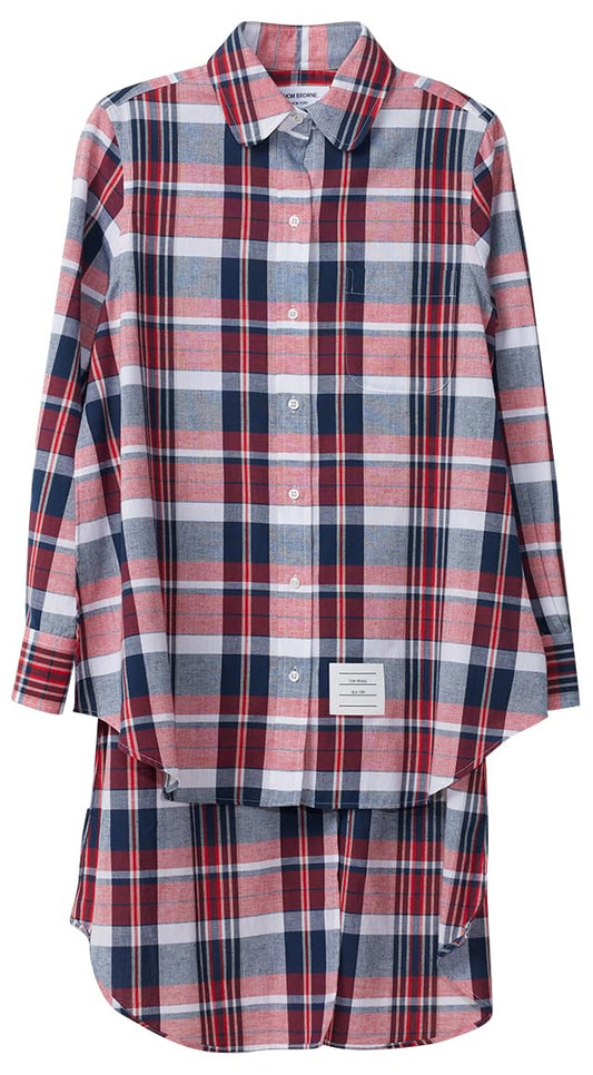Thom Browne, Pre-loved Women's Open Back Twisted Shirt, Small, Multi