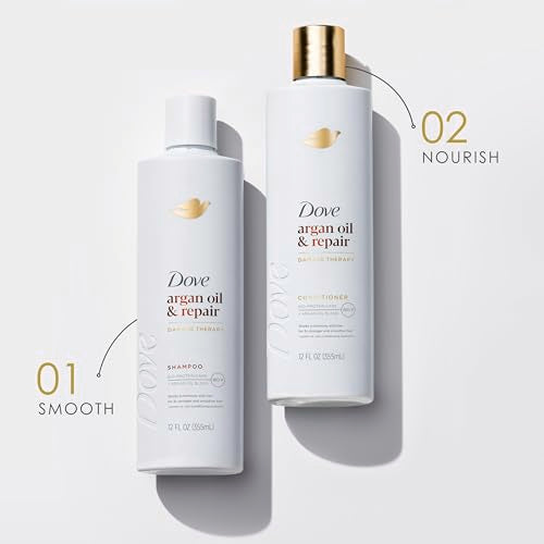 Dove Argan Oil & Repair Shampoo for Fine, Damaged Hair 12oz