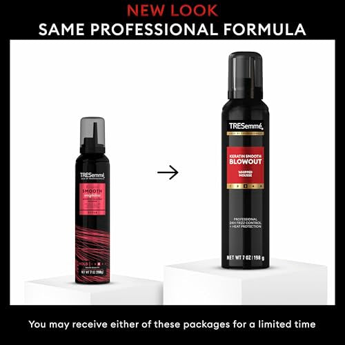 TRESemmé Whipped Shaping Mousse Keratin Smooth 7 Fl Oz