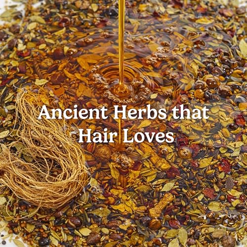 Homeda Herbal Hair Oil Mix, 18 Indian Ayurvedic Herbs, Hair Growth (5.3oz)