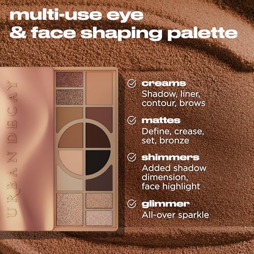 Urban Decay Naked Shaped Warm Makeup Palette for Eyes + Face