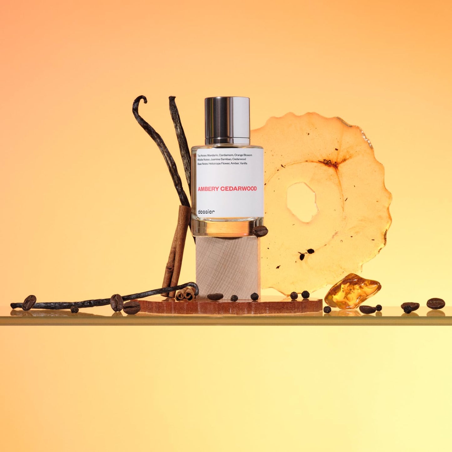 Dossier - Ambery Cedarwood - Eau de Parfum - Perfume Luxury - Pure Infused - Paraben-Free - Vegan - For Women - Fragrance 1.7 oz (Spray 50ml)