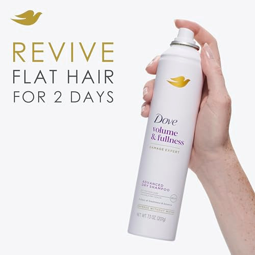 Dove Volume & Fullness Dry Shampoo, Volumizing for Flat Hair 7.3oz 1ct
