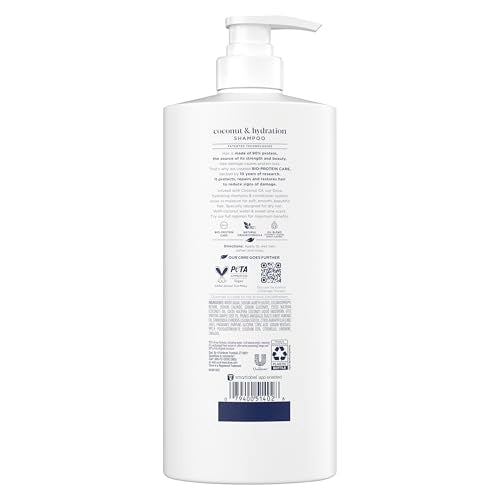 Dove Coconut & Hydration Shampoo for Dry Hair with Coconut Oil 28oz