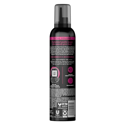 TRESemmé Plumping Mousse | Total Volume | 24H Lift | 10.5 oz | Pack of 2