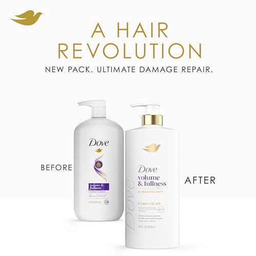 Dove Volume & Fullness Conditioner, Volumizing for Thin Hair + Biotin 28oz