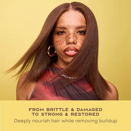 Shea Moisture Strengthen and Restore Shampoo for Damaged Hair 100% Pure Jamaican Black Castor Oil Cleanse and Nourish 13 oz
