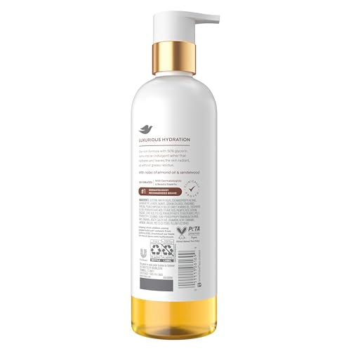 Dove Serum+Shower Oil Body Wash Soothing, 15.3 fl oz