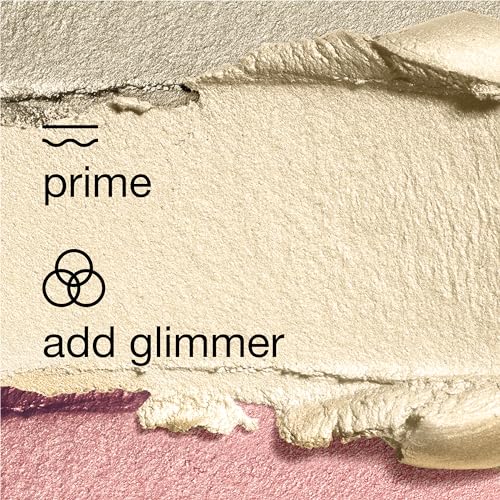 Clinique Touch Base For Eyes Long Lasting Cream Eye Shadow and Primer | Safe For Sensitive Eyes, Nude Rose, 0.045 Ounce