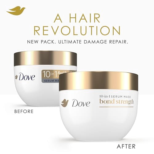Dove Hair Bond Strength 10in1 Serum Mask for Damaged Hair, 9.2 fl oz