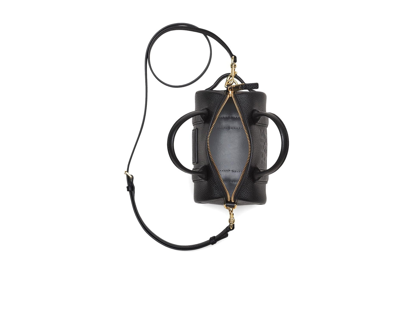 Marc Jacobs The Leather Mini Duffle Bag, Black