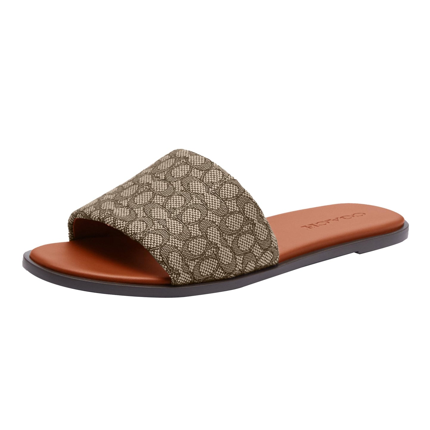Coach Women's Holly Sandal, Cocoa/Burnished Amber, 9