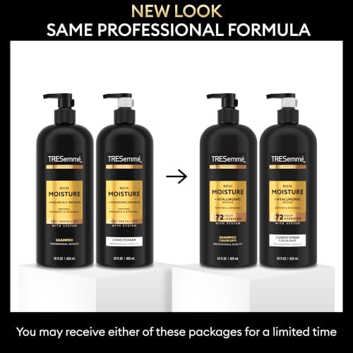 TRESemmé Rich Moisture Hydrating Shampoo & Conditioner Set 28 oz 2 Pack