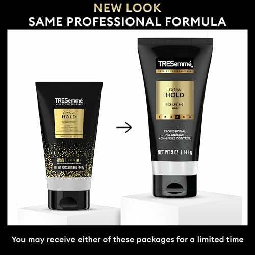 TRESemmé Hair Gel Extra Hold Alcohol-Free 24H Frizz Control 5 oz