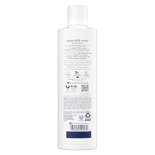 Dove Argan Oil & Repair Shampoo for Fine, Damaged Hair 12oz