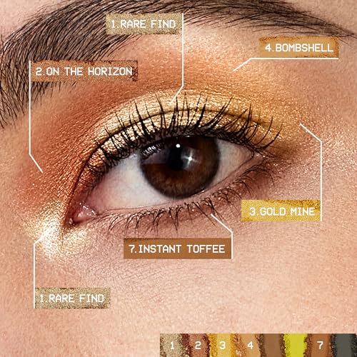 Smashbox Always On Mood Board Eye Shadow Palette | Long-Wearing Eye Shadow Palette For Every Mood | High Pigment + Shimmer Shades, 0.24 Ounce, Earthy Vibes