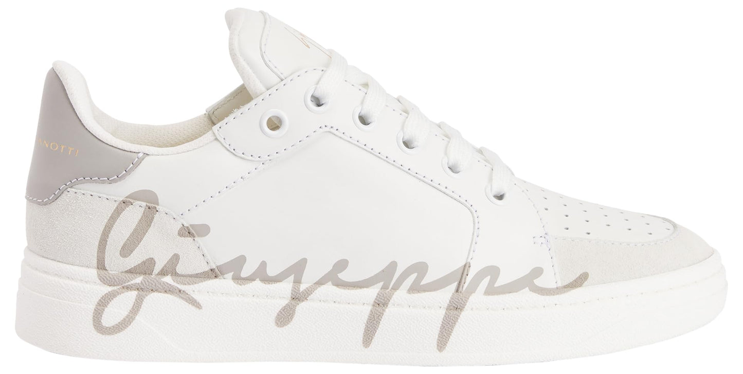 Giuseppe Zanotti, Gz94 Leather Low Top Sneakers, 7, White