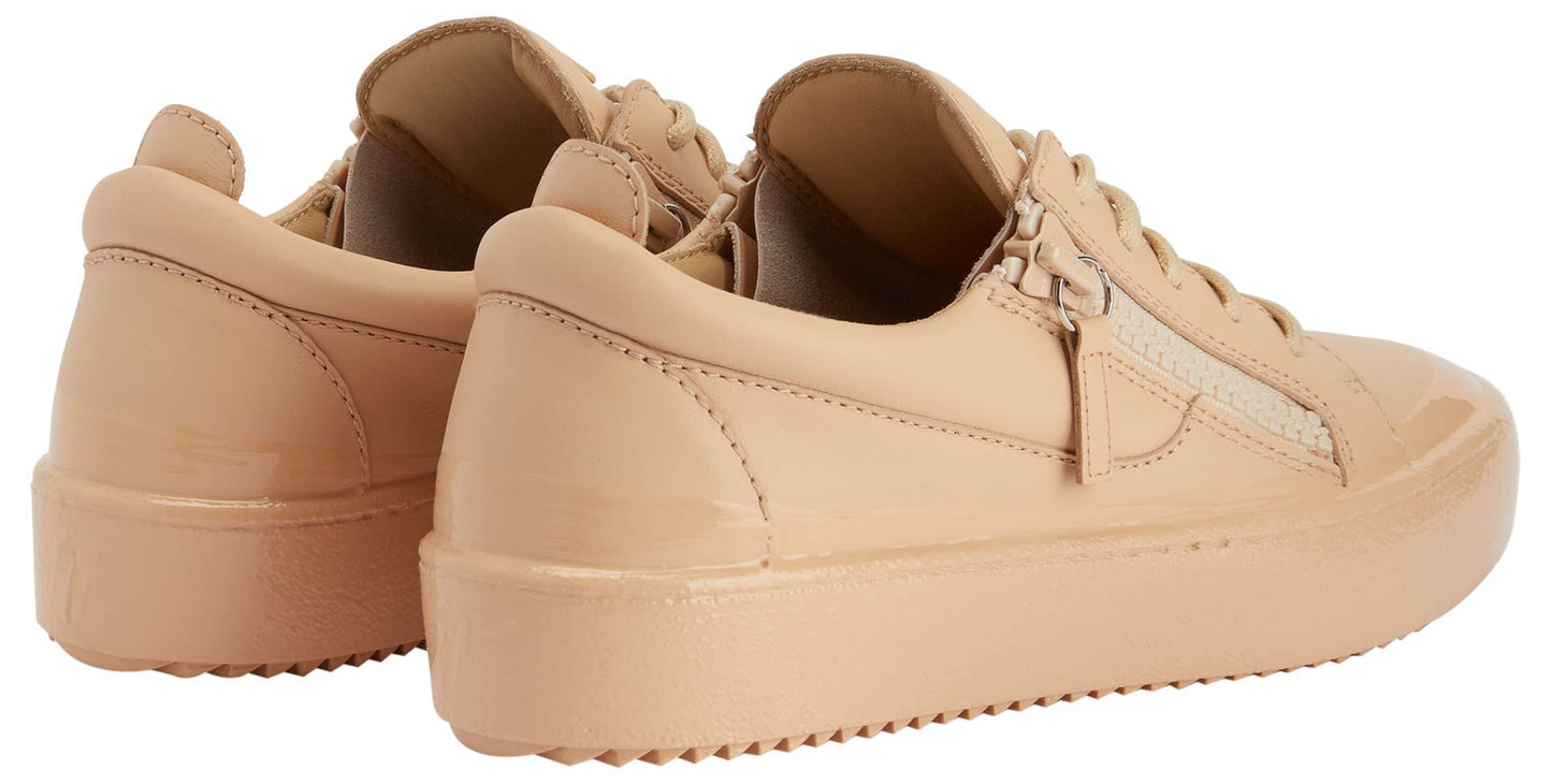 Giuseppe Zanotti, Frankie Low-Top Sneakers Leather, 8, Pink