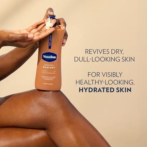 Vaseline Cocoa Radiant Body Lotion for Dry Skin + Cocoa Butter 20.3oz 3ct