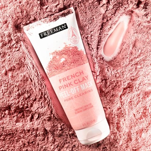Freeman Exotic Blends French Pink Clay Peel Off Face Mask, 6 fl oz