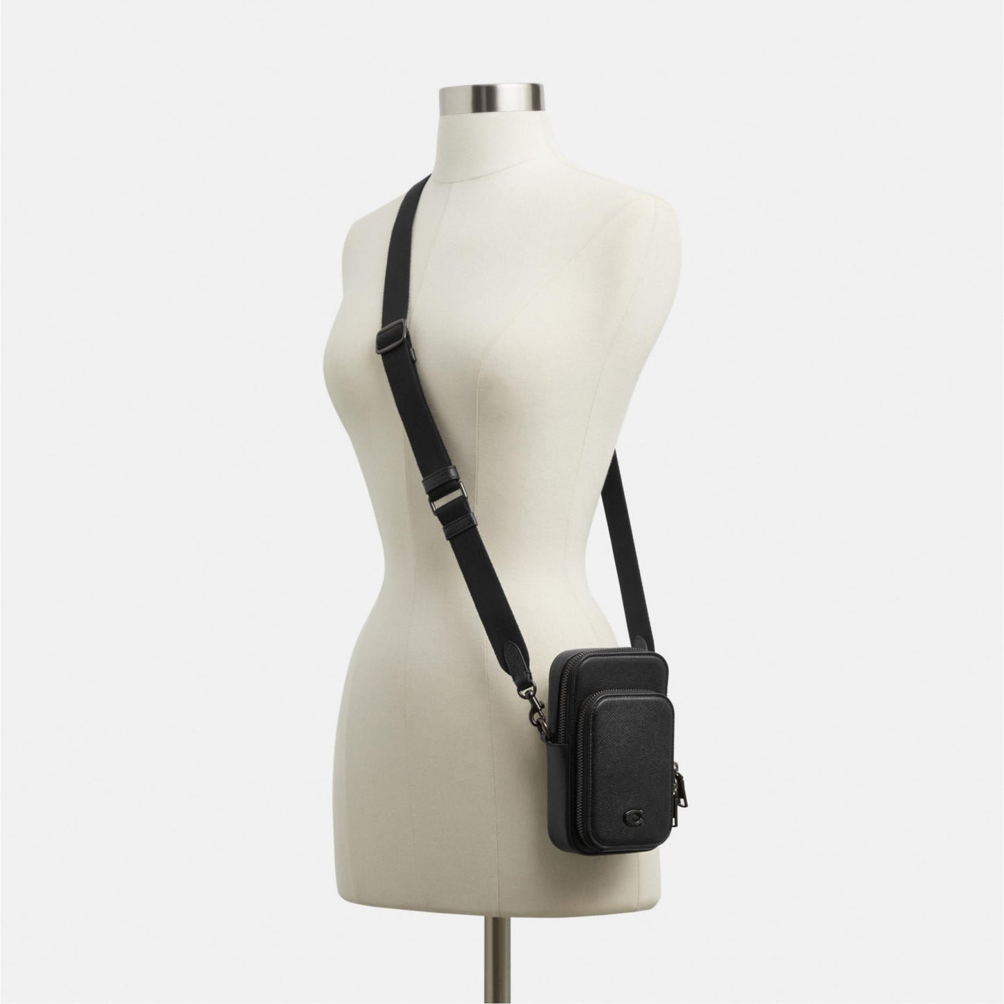 Coach Phone Crossbody in Crossgrain Leather