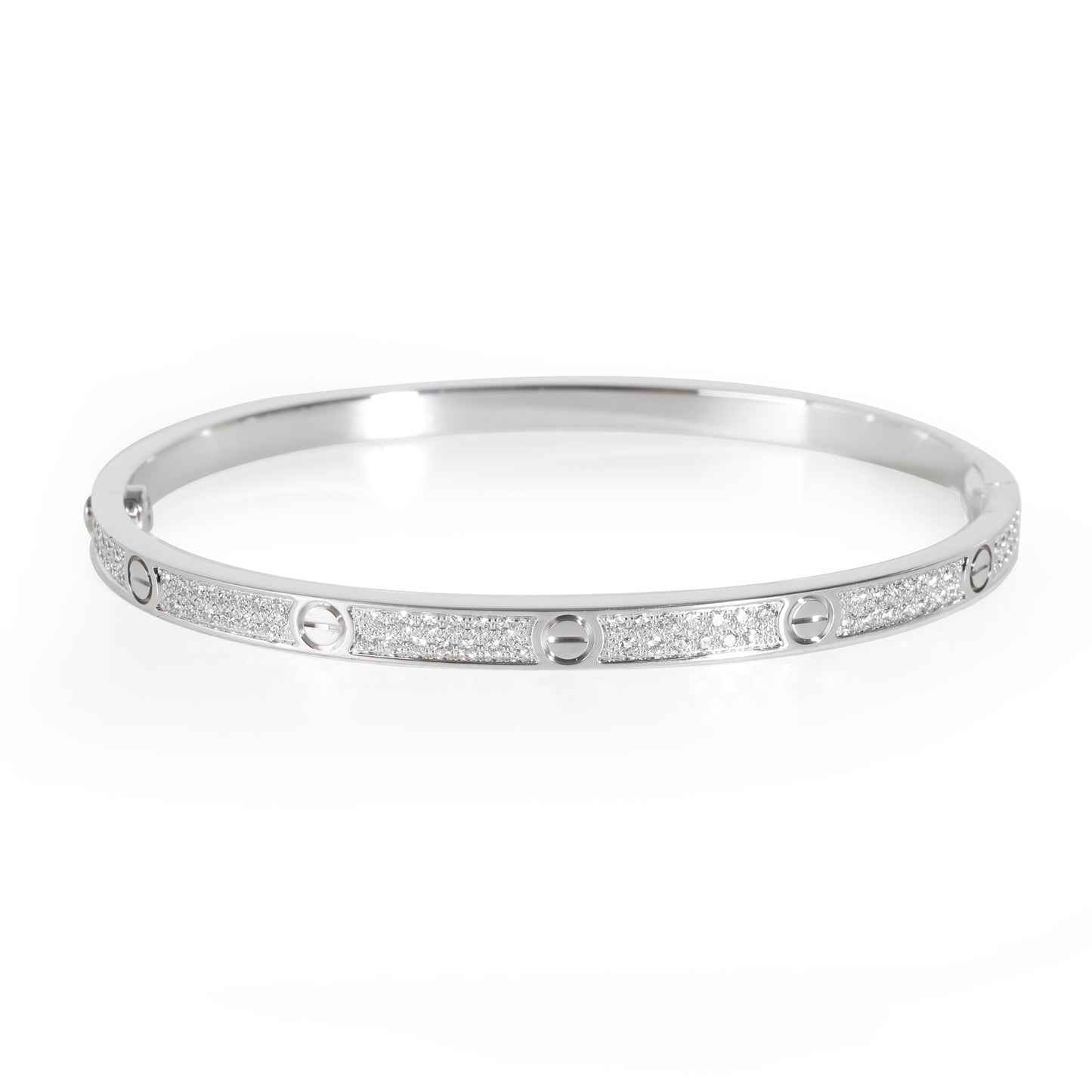 Cartier, Pre-Loved Love Bracelet, 16 cm, White Gold