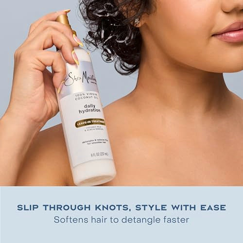 Shea Moisture 100% Virgin Coconut Oil Leave-in Treatment, 8 Ounce