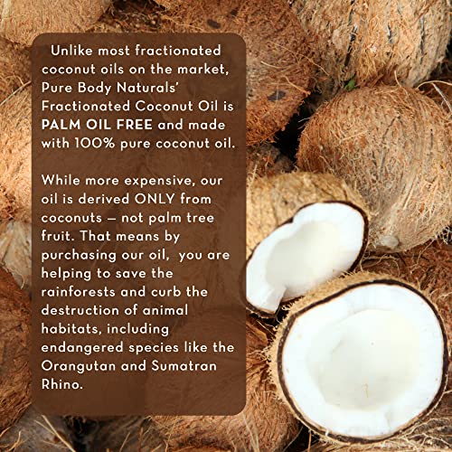 Organic Fractionated Coconut Oil, Carrier Oil with Dropper, 4 fl oz