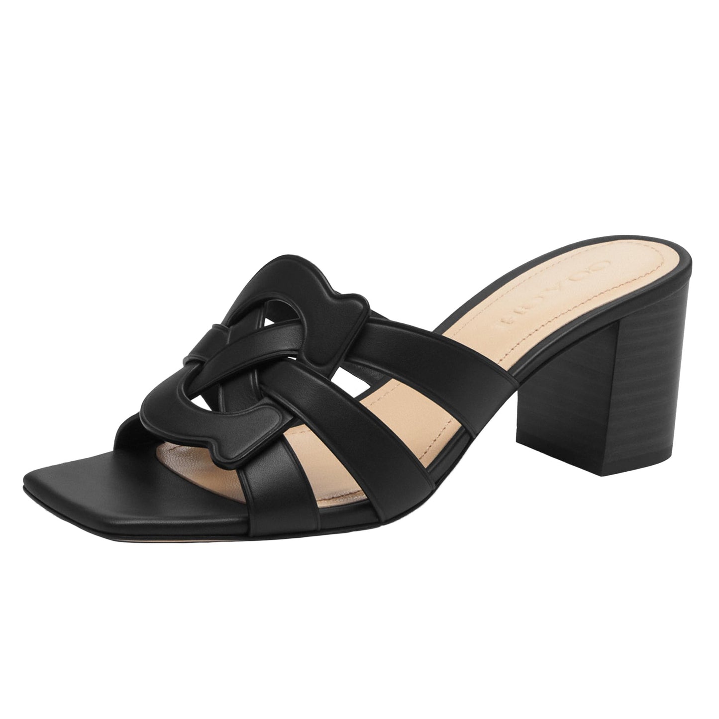 Coach Women's Nikki Sandal, Black, 8