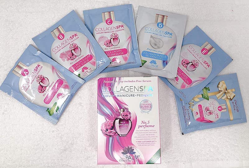 Collagen Spa Luxury Manicure and Pedicure with Collagen Bubble Crystals - Mix of 6 Scents