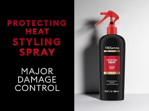 TRESemmé Styling Spray Protecting Heat for Taming Frizz & Reducing Breakage, with Protection up to 450°, 11.5 Fl Oz
