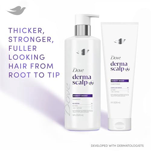 Dove Derma Scalp Density Boost Conditioner For Hair Loss And Breakage 9oz