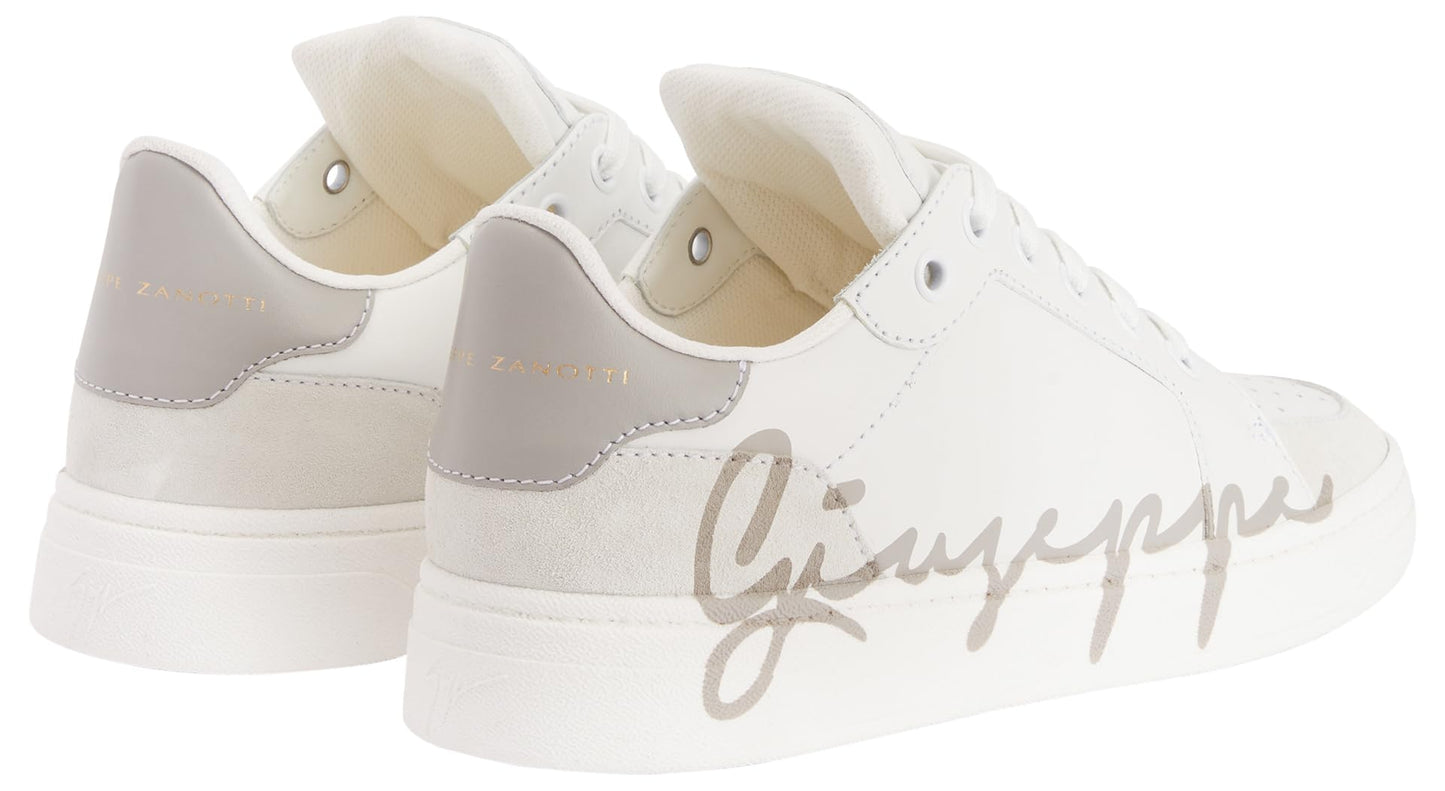 Giuseppe Zanotti, Gz94 Leather Low Top Sneakers, 7, White
