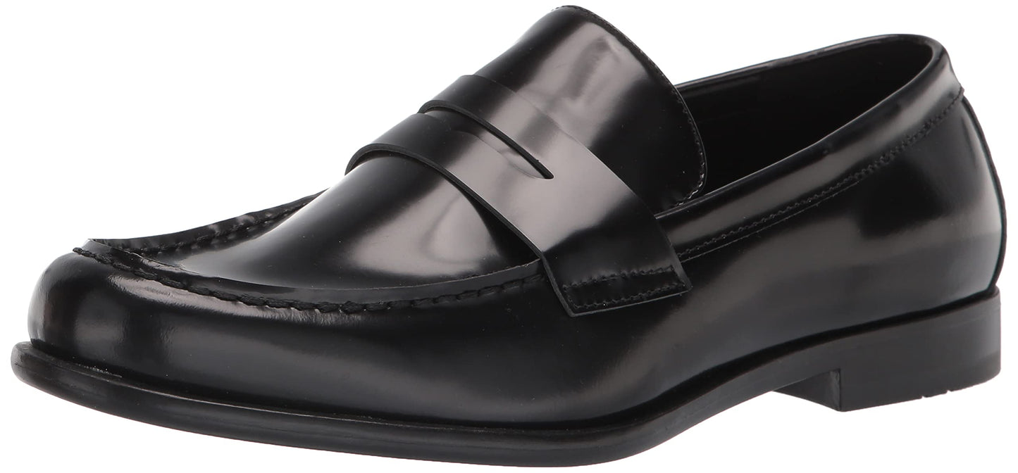 Calvin Klein Men's Crispo Loafer Flat, Black, 8