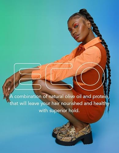 Eco Style Gel Olive Oil Styling - Adds Shine and Tames Split Ends - Delivers Moisture to Scalp - Nourishes And Repairs - Provides Weightless and Superior Hold - Ideal for all Hair - 8 oz