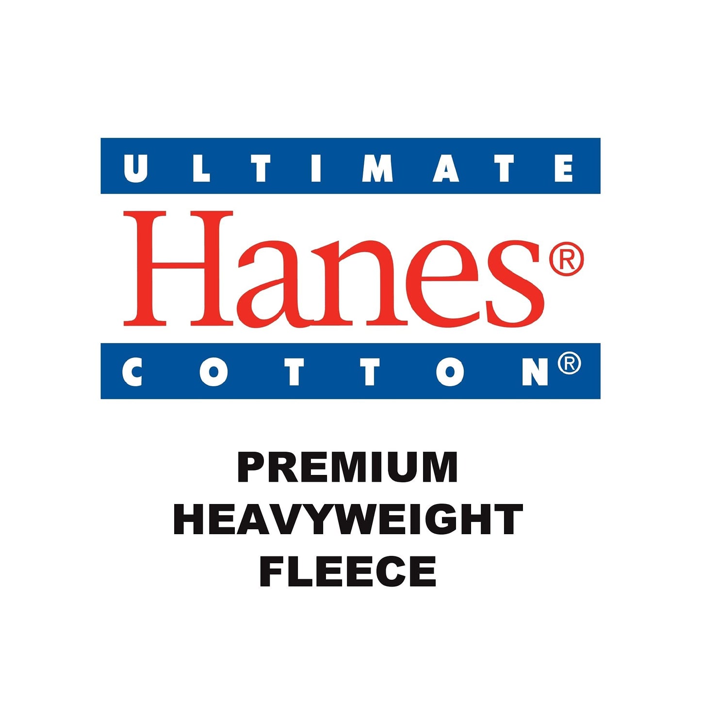 Hanes Men's Ultimate Cotton Heavyweight, Black, XX-Large