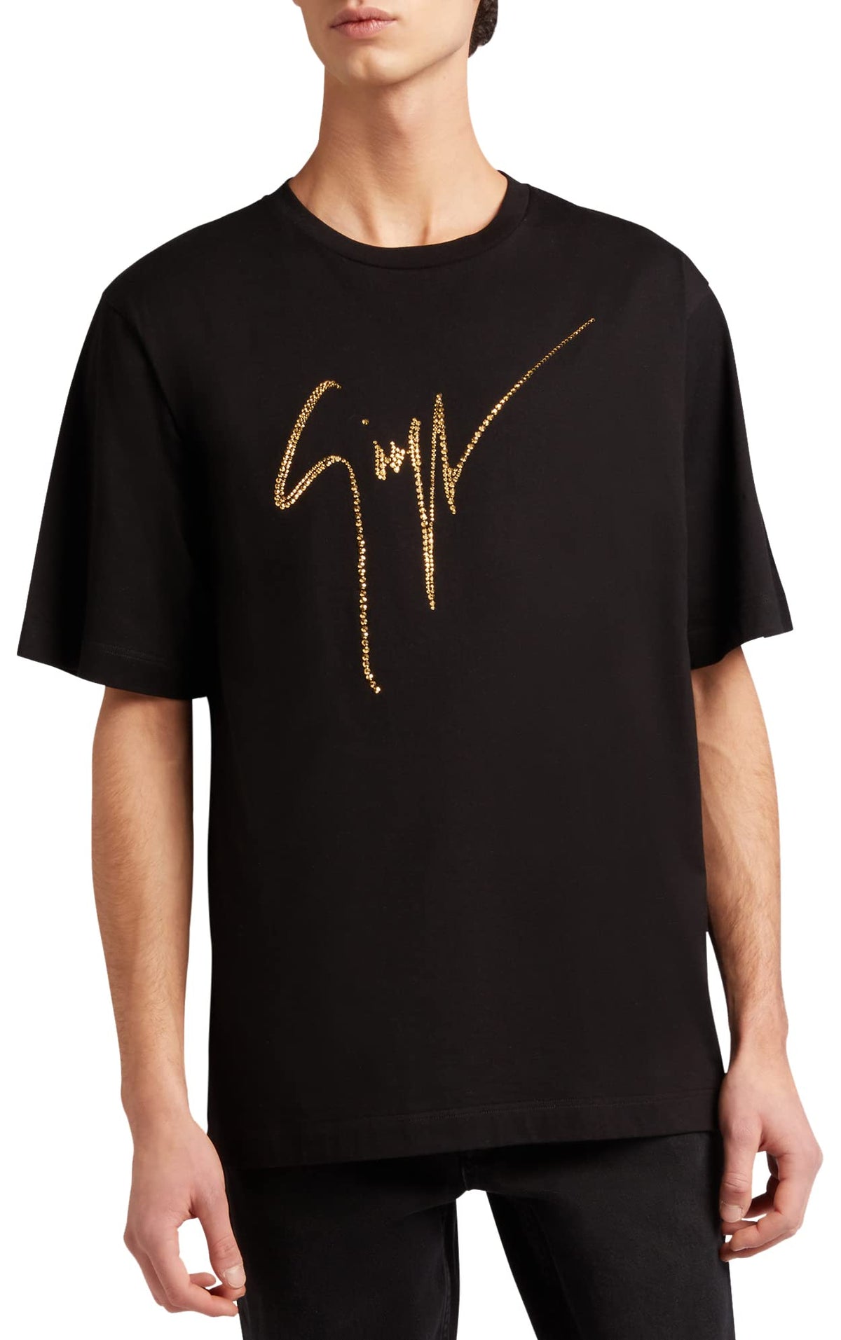 Giuseppe Zanotti, LR-23 T-Shirt, XL, Black/Gold
