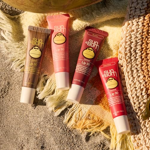 Sun Bum SPF 30 Coconut Sunscreen Lip Balm, Sunset Cove Tinted - 0.5 oz