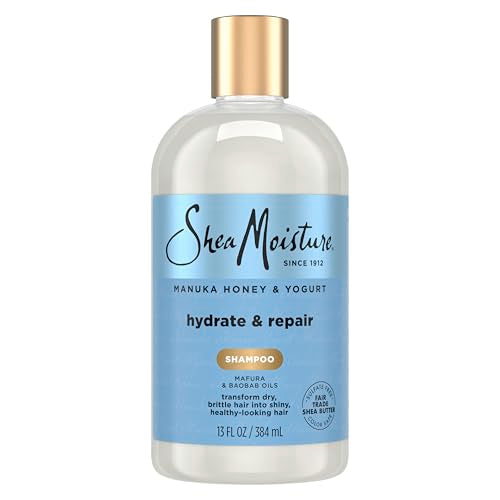 SheaMoisture Shampoo Hydrate and Repair for Damaged Hair with Manuka Honey and Shea Butter 13 oz