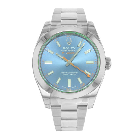 Rolex Milgauss 40 Blue Dial Stainless Steel Men's Watch 116400gv