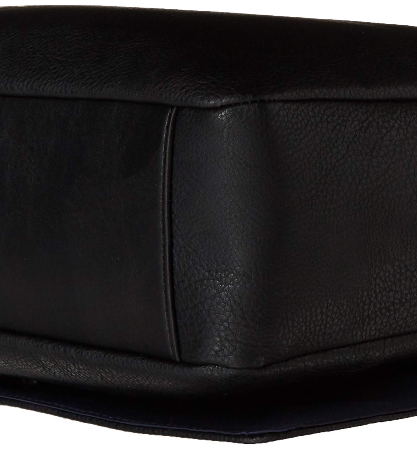Tommy Hilfiger womens Leo Messenger Bag, Pebble Black, One Size US