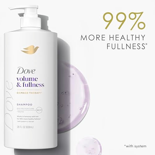 Dove Volume & Fullness Shampoo, Volumizing for Thinning Hair + Biotin 28oz