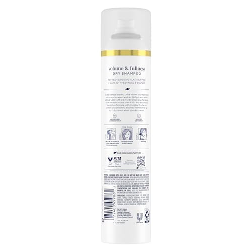 Dove Volume & Fullness Dry Shampoo, Volumizing for Flat Hair 7.3oz 1ct