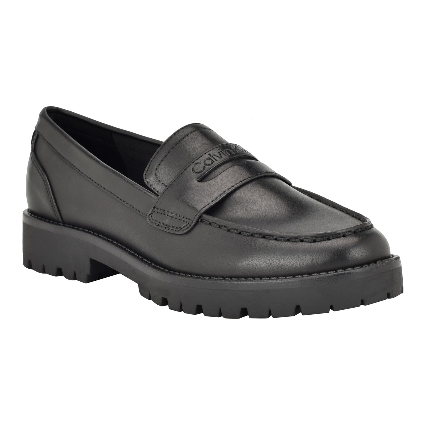 Calvin Klein Women's Frenza Loafer, Black 001, 8