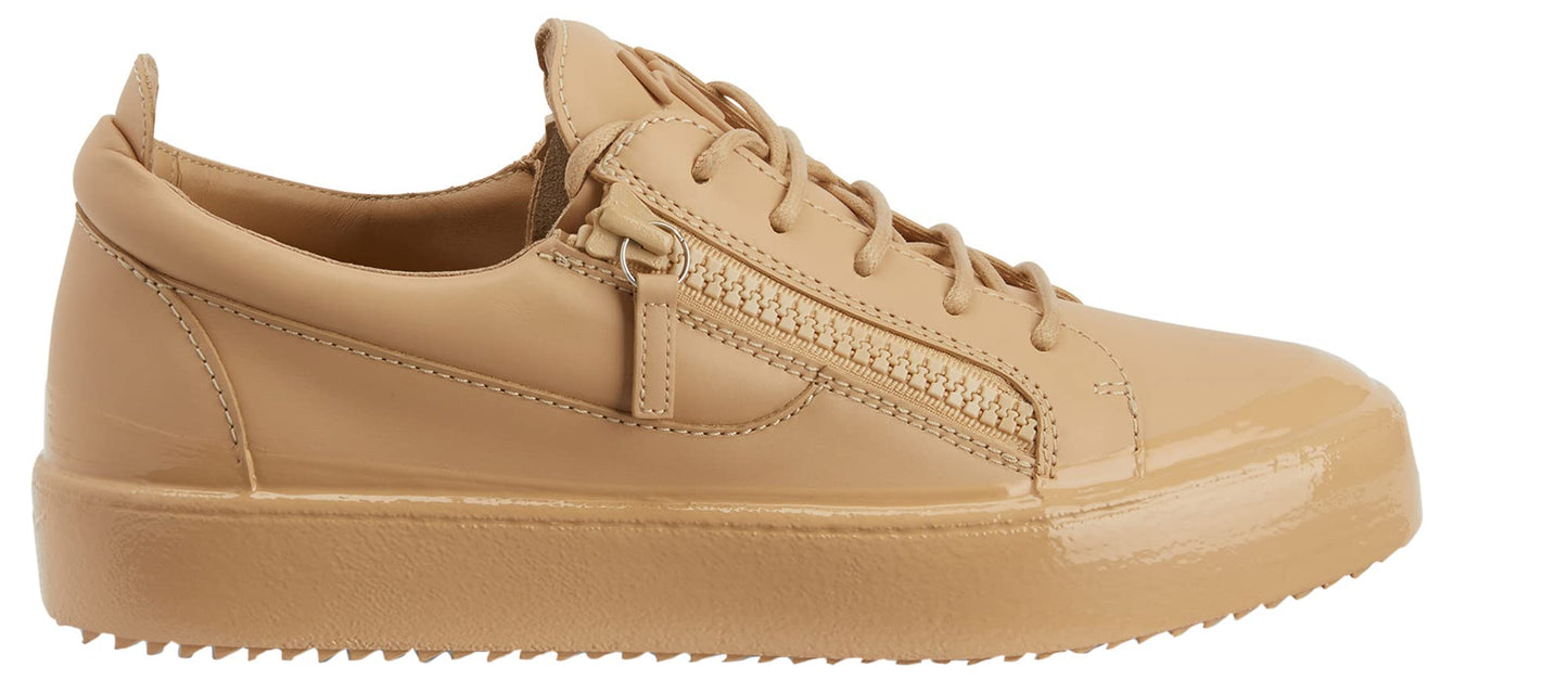 Giuseppe Zanotti, Frankie Match Low-top Sneakers Leather, 9, Beige