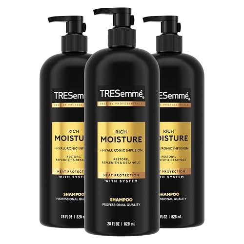 TRESemmé Rich Moisture Hydrating Shampoo for Dry Hair 28 oz 3 ct