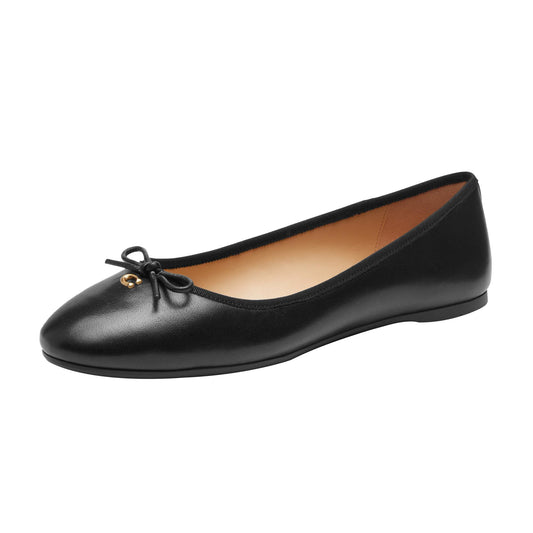 Coach Women's Abigail Ballet Flat, Black, 8