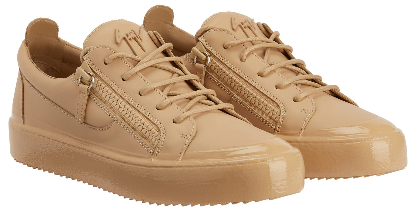 Giuseppe Zanotti, Frankie Match Low-top Sneakers Leather, 9, Beige